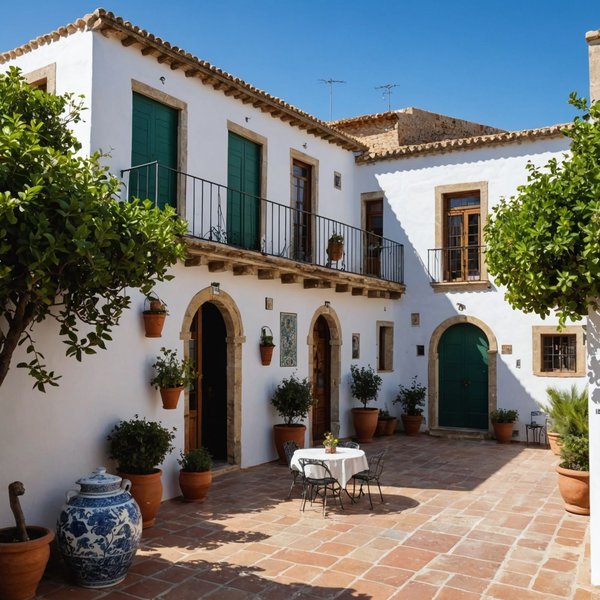 Peut-on trouver une maison de vacances en Andalousie avec des cours de céramique et des visites de musées?